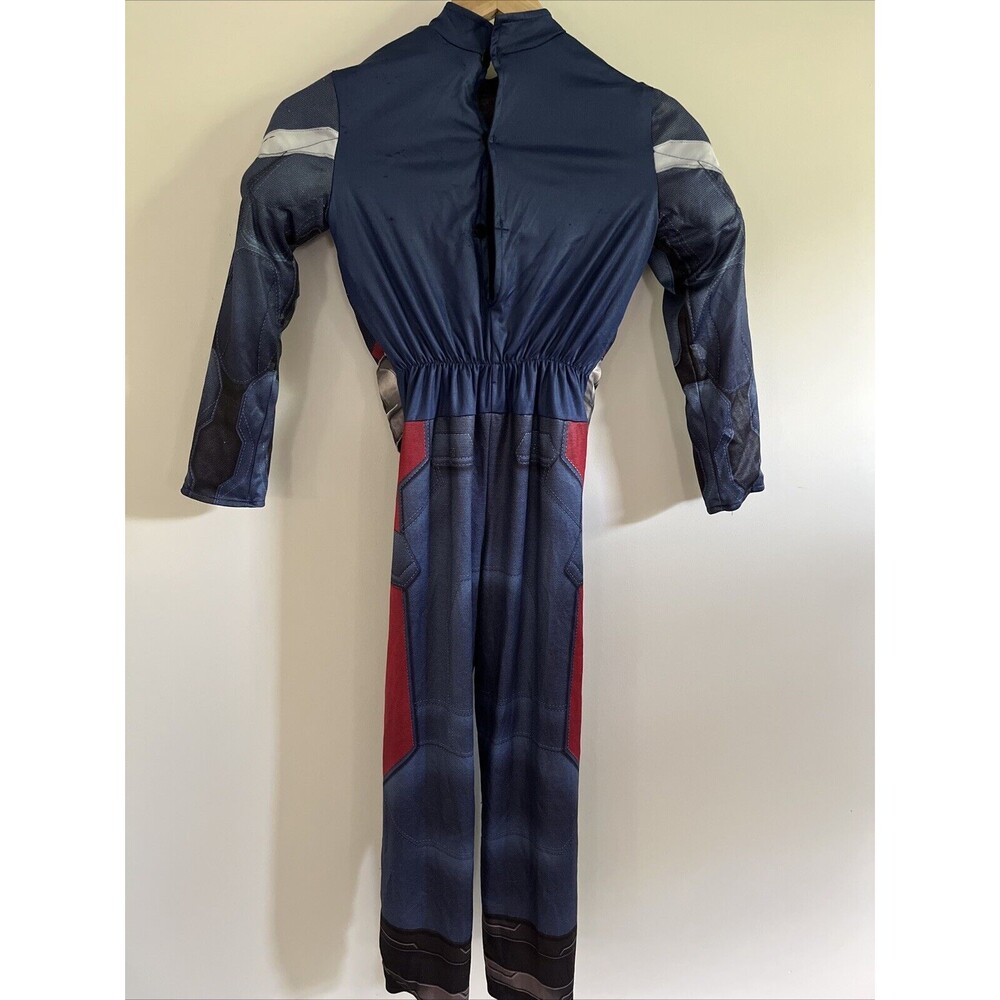 Rubies Marvel Captain America Winter Soldier Costume Kid Sz M?? Two-side w/ Mask - Picture 3 of 12